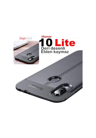 Honor 10 Lite Kamera Korumali Deri Desenli Kaliteli Kilif 325049529 - Renk Seçimi-Kampanya / Gri-Nano Ekran Koruyucu (+25 Tl)