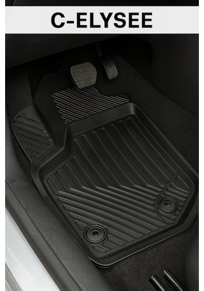 Citroën C-elysee 2012+ Uyumlu 3d Oto Paspas Premium