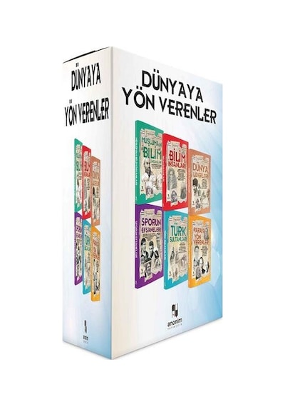 Dünyaya Yön Verenler Seti - 6 Kitap Takım - Muhammet Cüneyt Özcan - Anonim Yayınları