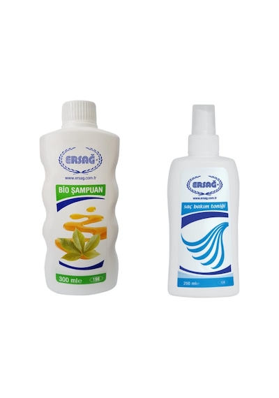 Ersağ Bio Şampuan 300 ML + Saç Bakım Toniği 200 ML