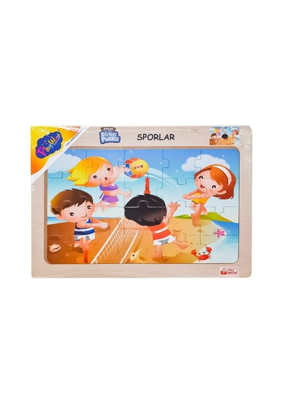 Ony-85-86-87-88 Ahşap Eğitici Puzzle Sporlar -onyıl Belirtilmemiş