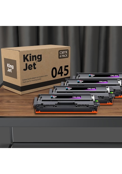 Teli 4 Renk Takım Uyumlu, Toner Çipli 045 Crg-045