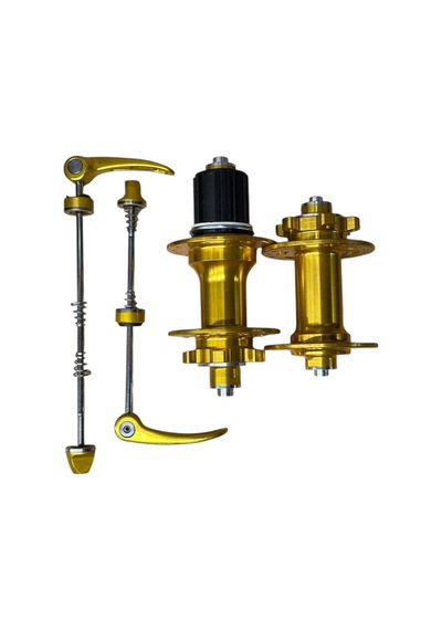 Forte Gt Xbyc 680 Bisiklet Hub Sesli Ön Arka Kaset Göbek Seti 32 Delik 6 Vida Qr Mandal Gold