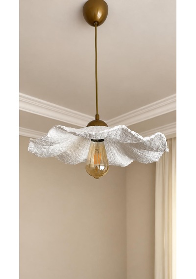 Lioraa Lighting Aria 45 Cm Sarkıt Avize Kırık Beyaz