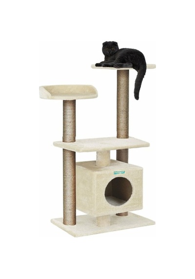 Turkuaz Pet TR-427 Newsculptor Katlı Kedi Tırmalama Evi 102 CM