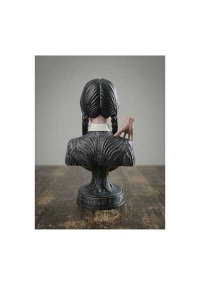 Eselya3d Wednesday Figür - Wednesday ,el Biblo - Fanart 15cm
