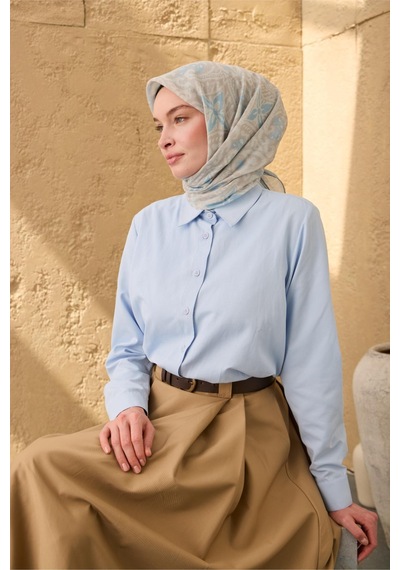 Silk Home Soft Eşarp 73099-05 Gümüş, Vizon, Bebe Mavi