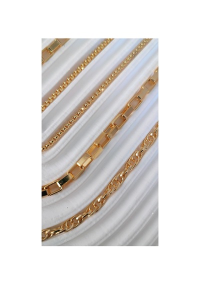 Çelik 3 Lü Kombin Kolye Steels Steel Gold Gold