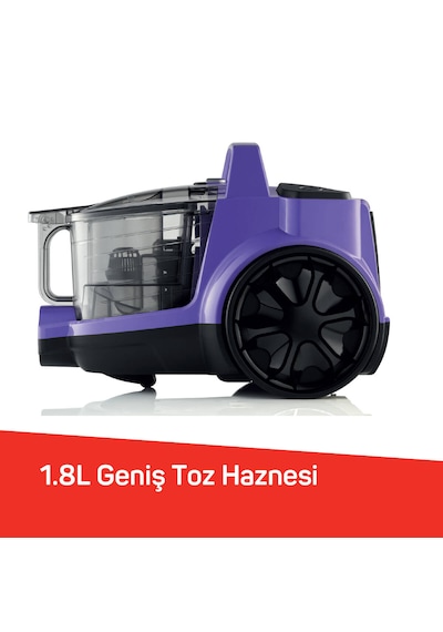 Arzum AR4070 Cleancompact Cyclone 890W HEPA Filtreli 1.8 litre Toz Torbasız Elektrikli Süpürge
