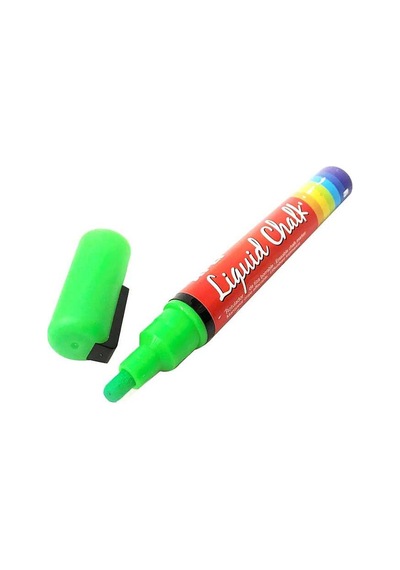 Apli Likit Tebeşir Kalemi 5.5mm Yeşil Çok Renkli
