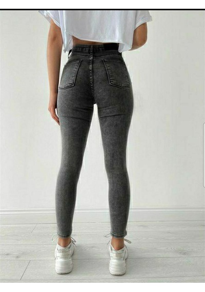 Lavajeans Layla Füme Yüksel Bel Dar Paça Skinny Likralı Kot Pantalon Füme1111 Füme