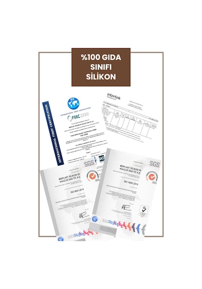 Silicolife Mama Kasesi Düz, Vakum Tabanlı Bebek Çocuk Eğimli Mama Tabağı Gıda Sertifikalı