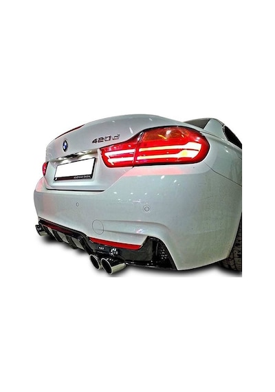 Bmw 4 Serisi F32 F33 F36 M-Perfomance Sağ-Sol Cift Cıkış Arka Tam