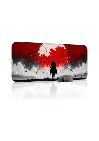 Red Dead Redemption 2 Dikişli Kauçuk Oyuncu Mousepad V5 - 70x30 Xl Gaming Mouse Pad