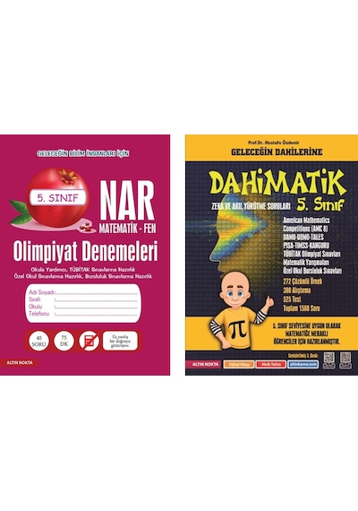 Altın Nokta Yayınları 5. Sınıf Matematik Olimpiyatlarına Hazırlık Seti 2 Kitap