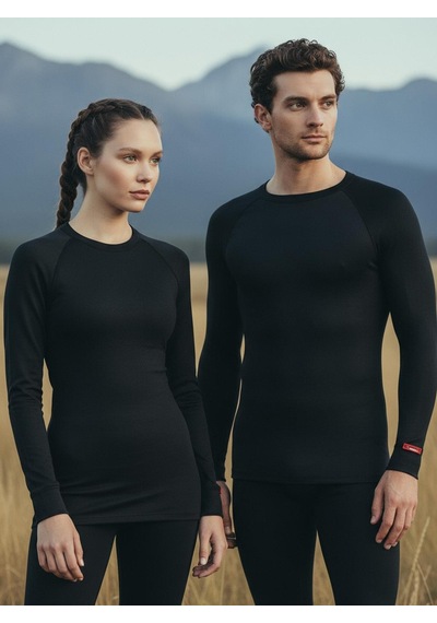 Blackspade Unisex Termal Tişört 2. Seviye Siyah