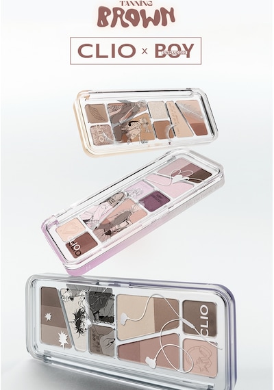 Clio Pro Eye Palette Air 15 Tanning Brown