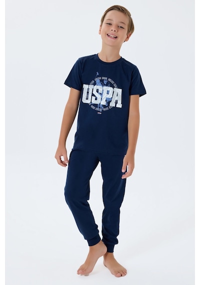 U.S. Polo Assn. U.s. Polo Assn. Erkek Çocuk Lacivert Pijama Takım Us2413-c-v1