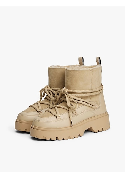 Tommy Hilfiger Kadın Bot Fw0fw08996acc Bej