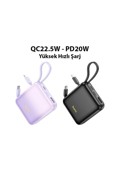 Hoco Q23 Blade 10000mah 22.5w+pd20w Kablolu Powerbank- 5775 Standart