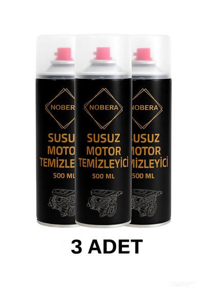 Nobera Susuz Araç Motor Temizleyici 500 Ml 3 Adet