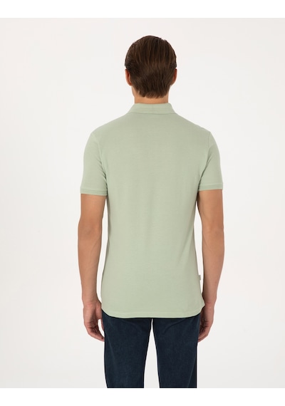 Pierre Cardin Erkek Çağla Tişört Basic 50325323-vr016 Yeşil