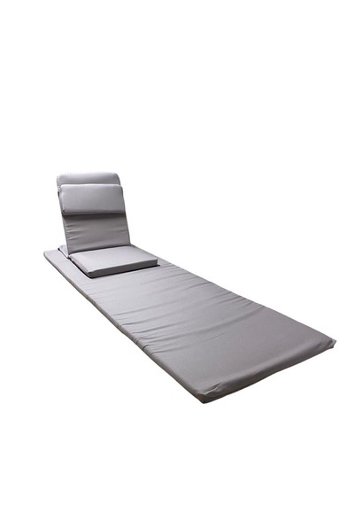 Backjack Meditasyon Sandalyesi Destekli Yer Minderi + 60x180 Kumaş Mat - Backjack 3xl Mat+backjack İkili Set Gri