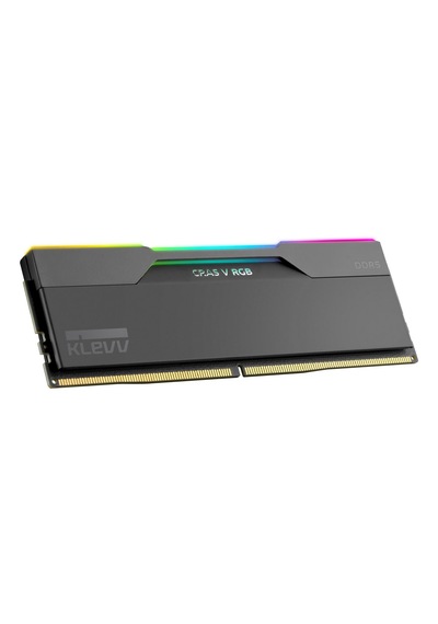 Klevv Cras V Rgb 128gb 2x64gb 6000mhz Cl32 Intel Xmp 3.0 Amd Expo Ddr5 Obsidian Black Ram Kd5cgub80-60a320g
