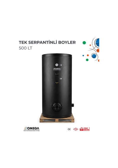 500 L Tek Serpantinli Boyler