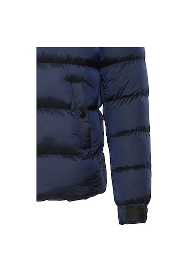 Erkek Lacivert Termo Dolumlu Two Tone Rüzgar Ve Su Itici Slim Fit Mont Ncs Jeans 4990-Lacivert