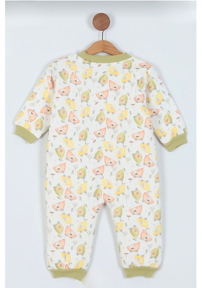 Mutlu Bebe 4-5-6 Yaş Elyaf Dolgulu 2 Tog Çocuk - Bebek Uyku Tulumu Beyaz