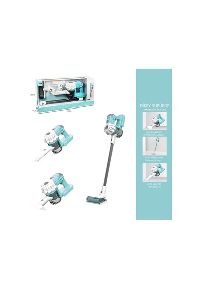 Ls8803q Vardem Dikey Elektrik Süpürgesi Ekranlı Kutu Yeşil-gri 3 İn1
