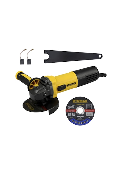 Rtrmax RTM1095 Avuç Taşlama Makinası 125 mm 950 W Devir Ayarlı