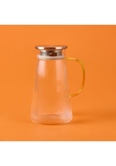 Mienn Borosilikat Cam Sürahi - Şeffaf - 1500 Ml