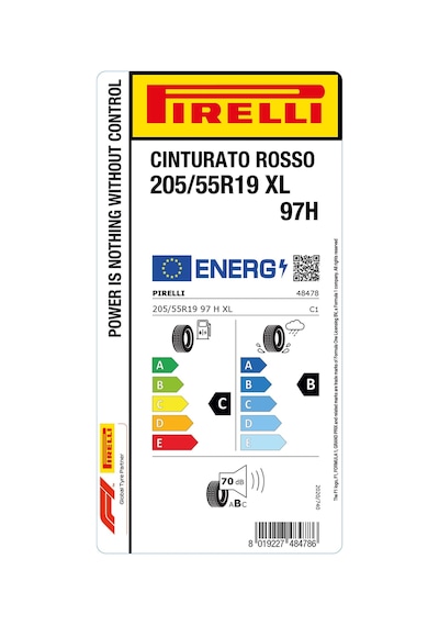 Pirelli Cinturato Rosso 205/55r19 97h Xl Otomobil Yaz Lastiği :2026