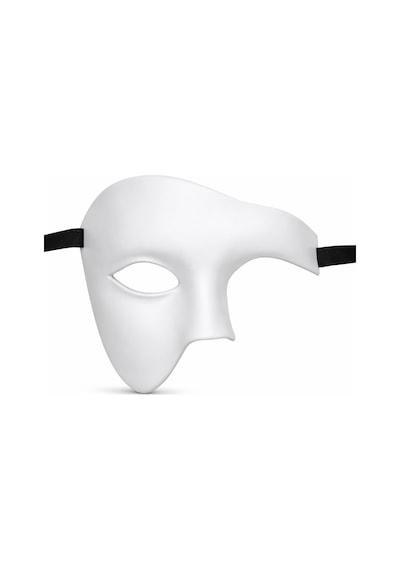 Beyaz Yarım Erkek Maske Phantom Parti &amp Balo Maskesi - Ybve-763510 18