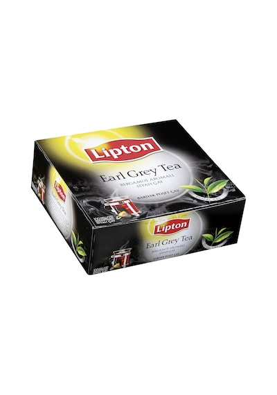 Lipton Earl Grey Bardak Poşet Çay 200 G 100 Adet - Bergamot Aromalı Siyah Çay 4'li Avantaj Pa Tarı