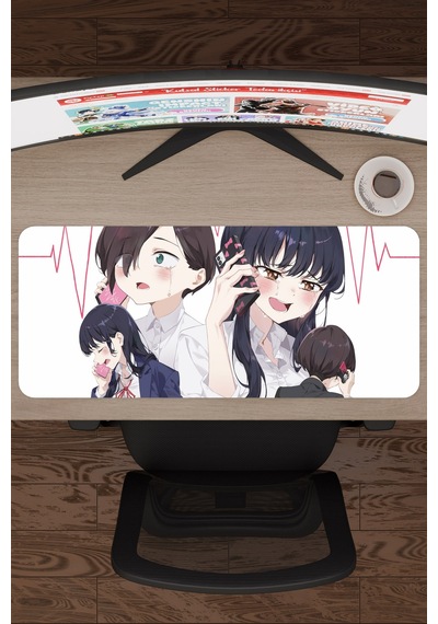 Boku No Kokoro No Yabai Yatsu Anime V5 - 70x30 Xl Gaming Kauçuk Kaymaz Taban Mouse Pad Fare Altlığı