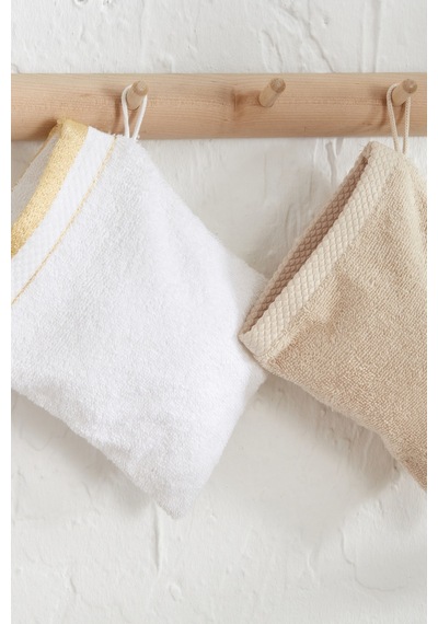 Karaca Home Glory Lurex 9 Parça Aile Banyo Seti Gold-bej 200.22.05.0177