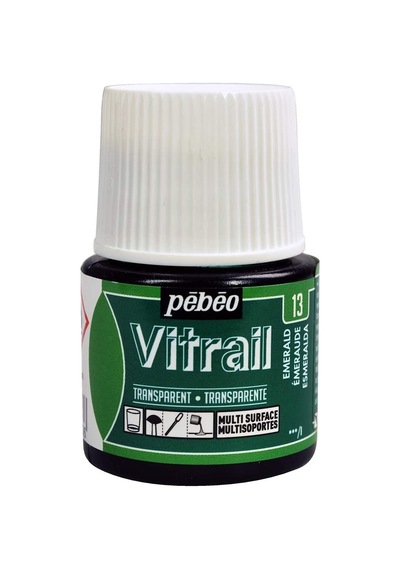 Pebeo Vitrail Cam Boyası 45ml - 13 Emerald