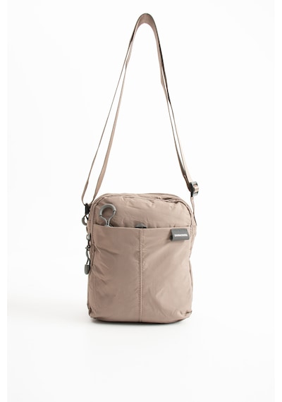 Sanmorris Unisex 4 Bölmeli Suya Dayanıklı Paraşüt Kumaş Omuz Çantas 6033 Sand