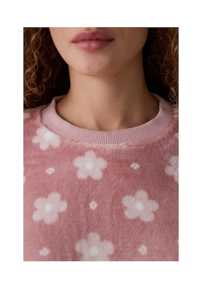 Penti Pembe Pretty Daisies Uzun Kollu Termal Etkili Pijama Takımı