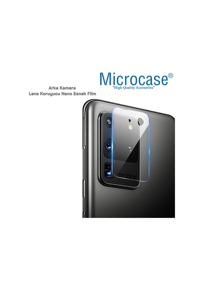 Samsung Uyumlu Galaxy S20 Ultra Kamera Camı Lens Koruyucu Nano Film