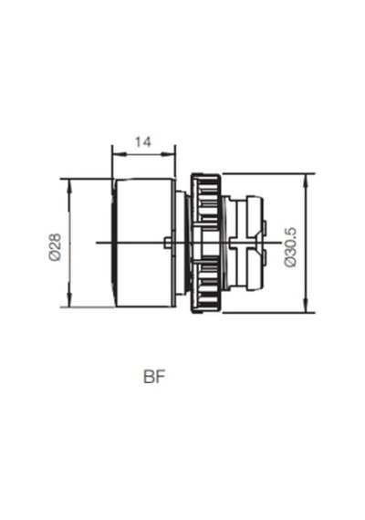 Weg Csw-bfı2-10000000-fe26-3vf Işıklı Yaylı Buton 1na 220-240v Ac Ledli Yeşil