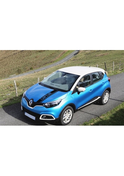 Renault Captur Ön Kaput Şerit Sticker Etiket Modeli