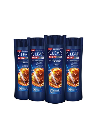 Men Kepeğe Karşı Etkili Şampuan Saç Dökülmesine Karşı 350 Ml X4