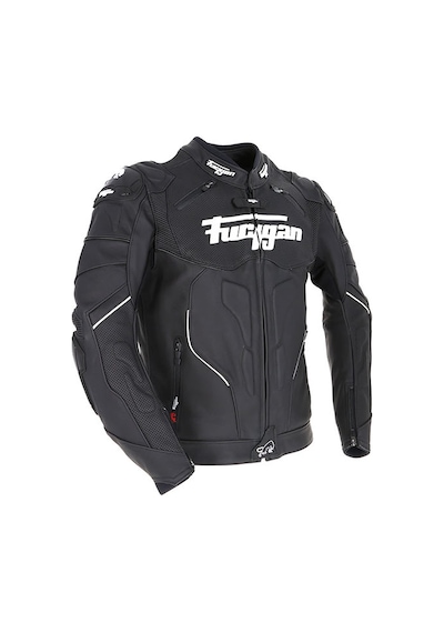Furygan Raptor Evo 2 Deri Motosiklet Ceketi Siyah