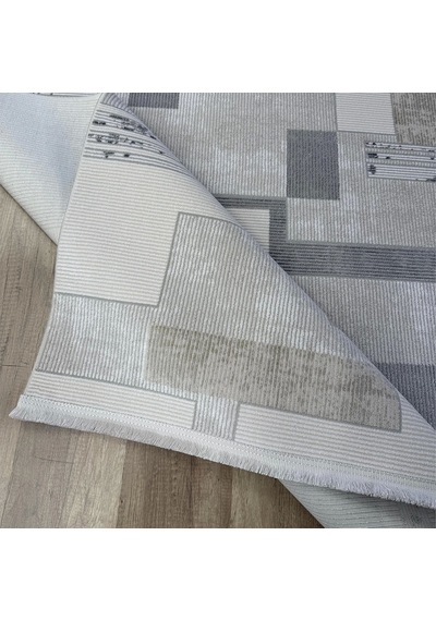 Hoom Rugs Grandy 4694 Antrasit Modern Halı Krem Antrasit