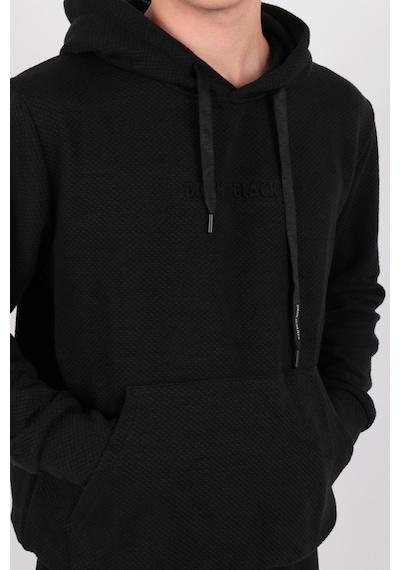 Five Pocket Fp24b2124 Erkek Kapşonlu Kanguru Cepli Sweatshirt Siyah