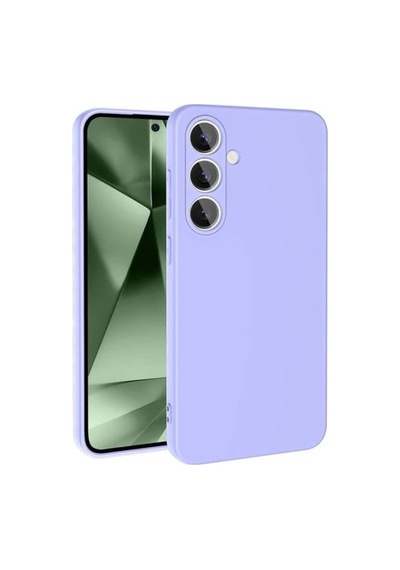 Samsung Galaxy Uyumlu S24 Fe Kılıf Nano İçi Kadife Silikon - Lila